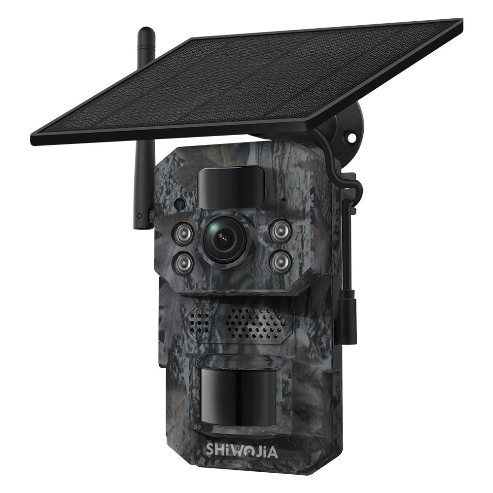 Camouflage4G Install Solar Camera Hunting300Wan Gaoqing GPS Positioning Infrared Night Vision Remote Camera