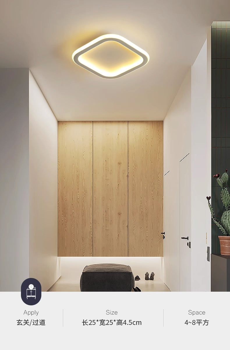 Aisle Light Minimalist Entryway Light Nordic Simple Modern Creative Corridor led Small Ceiling Light for Balcony and Entrance