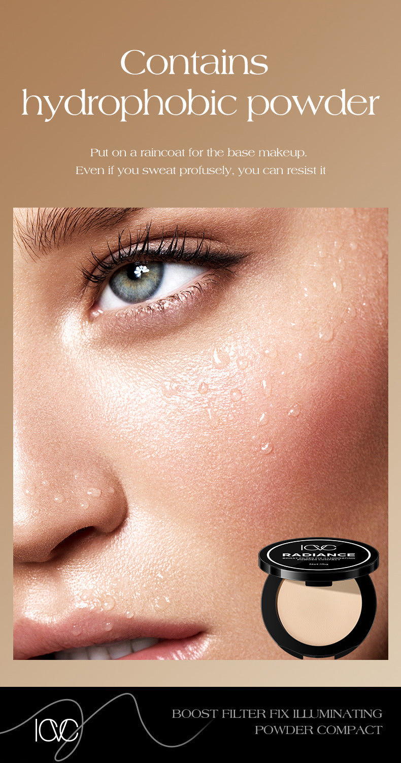 ICVC#1204Oil Control Powder Nude Makeup Setting Loose Powder5g Comes with makeup mirror, e-commerce version