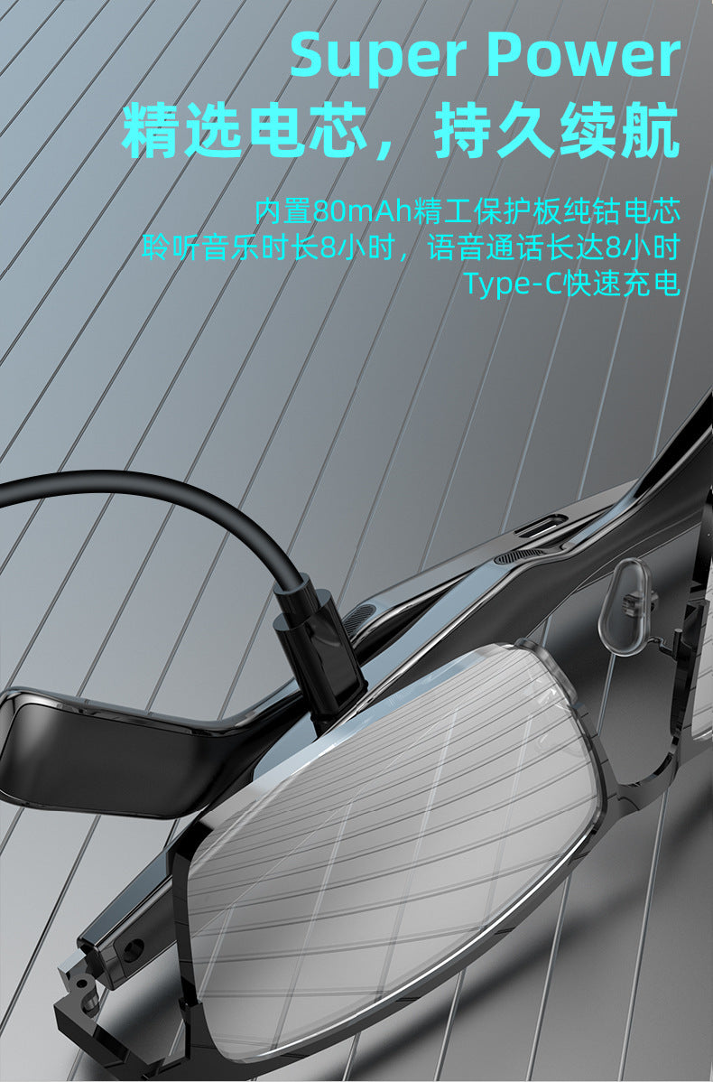 AI Bluetooth Smart Glasses Anti-Blue Light Translation in Hundreds of Languages Make Calls Listen to Music Wholesale