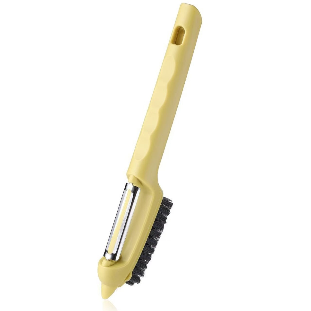New Multifunctional Fruit and Vegetable Cleaning Tool, Two-in-One Peeler for Potatoes, Fruit Tree Cleaning Brush