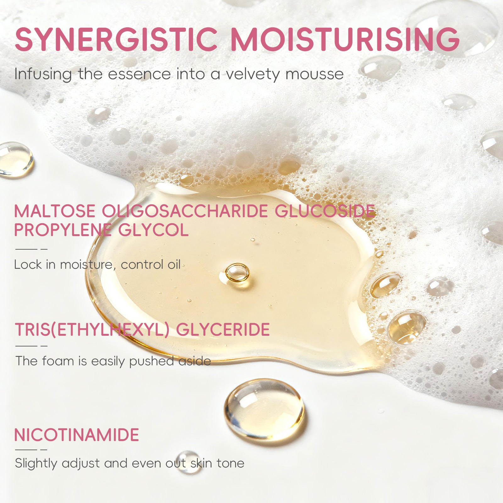 Exclusive Supply sheloves Foam Makeup Primer Invisible Pores Non-Cakey Brightening Skin Tone Isolation Patch Cream