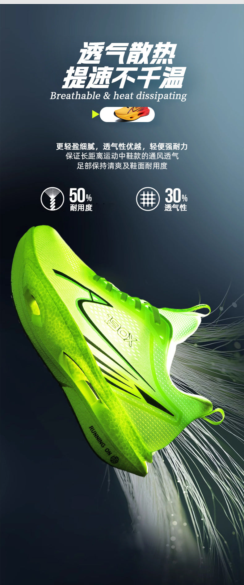 Summer New High Elastic Cushioning Youth Couple Sports Shoes Breathable Running Shoes Casual Men's Shoes