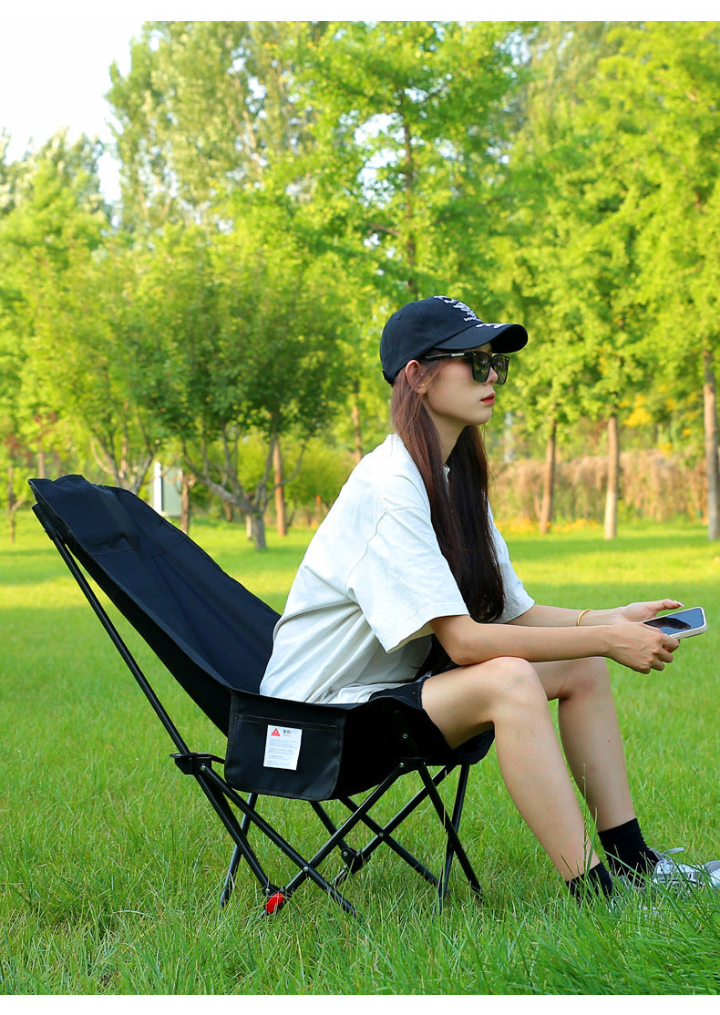 Three-position Adjustable Moon Chair51x46x91