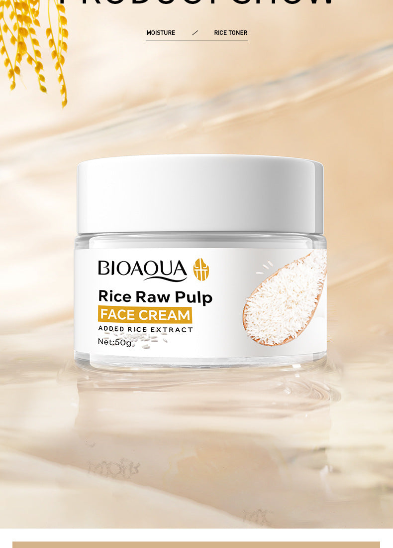 Rice Skincare Set BIOAOUA Rice Puree Series Six-Piece Set Box  Wholesale