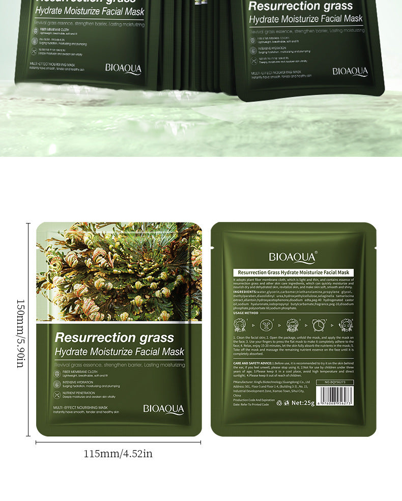 Mask BIOAOUA White Truffle Moisturizing Caviar Nourishing Resurrection Grass Hydrating  Wholesale