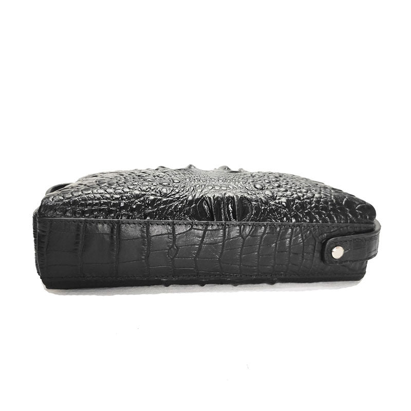 Wholesale New Men's Clutch Genuine Leather Men's Crocodile Pattern Clutch Men's Simple Anti-theft