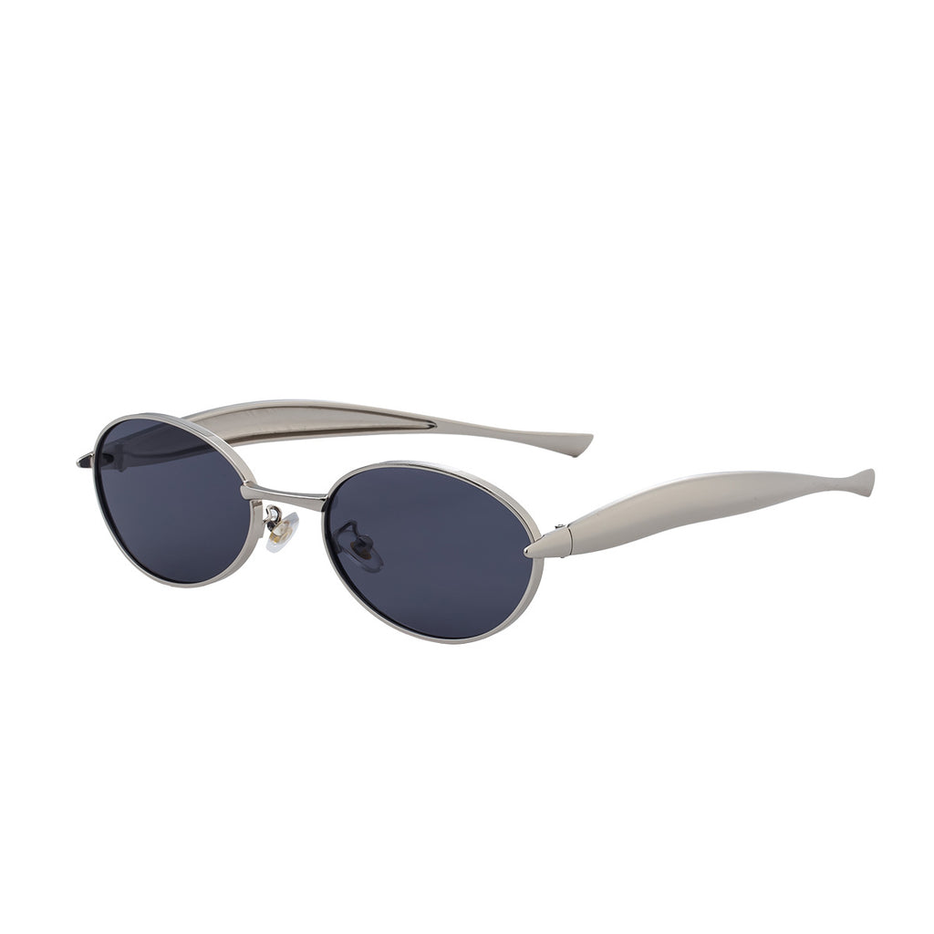 Oval Sunglasses for Women2025New European and American Style Personality Sunglasses with High-end Feel, Sun Protection, Trendy Fashion Glasses