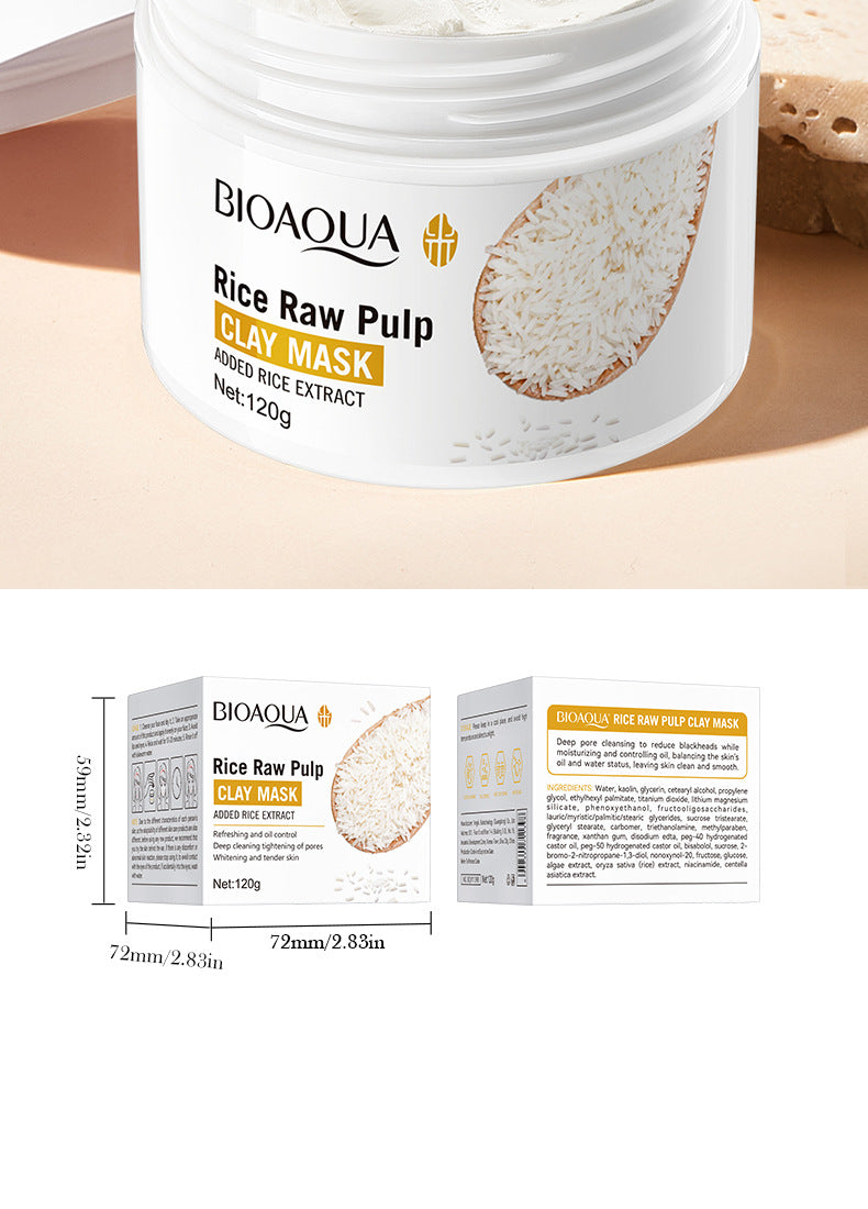 Rice Skincare Set BIOAOUA Rice Puree Series Six-Piece Set Box  Wholesale