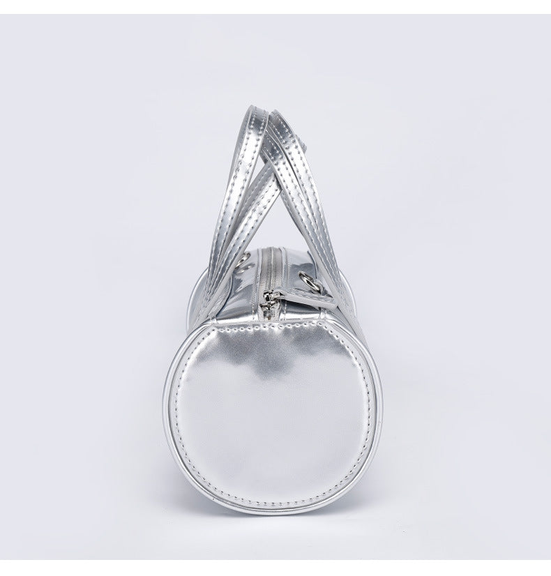 Korean Style Underarm Bag for Women, New Versatile Single Shoulder Fashionable High-End Korean Version Casual Soft Handheld Cylindrical Women's Bag