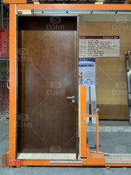 Modern Black Walnut Solid Wood Main Door Design Wooden Interior Room Door for Houses