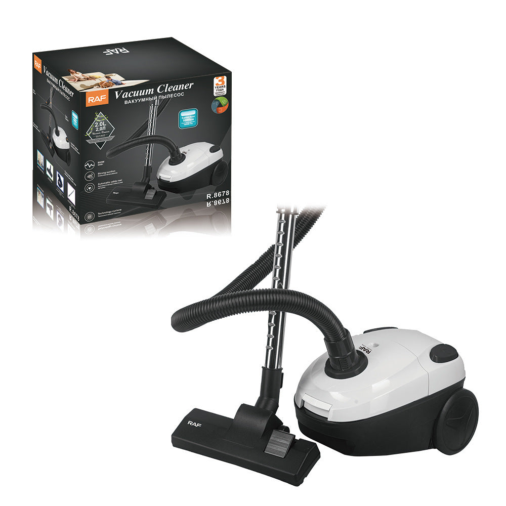 RAF High-Power Vacuum Cleaner EU Standard Household Powerful Handheld Large Suction Portable Vacuum Cleaner2.0L