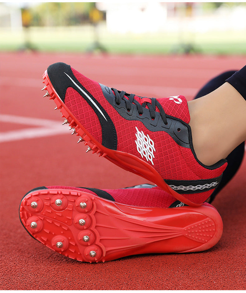 New Professional Track and Field Shoes for Men and Women, Students, Teenagers, Running, Standing Long Jump, Hurdles, High Jump, Spikes, Physical Education Shoes