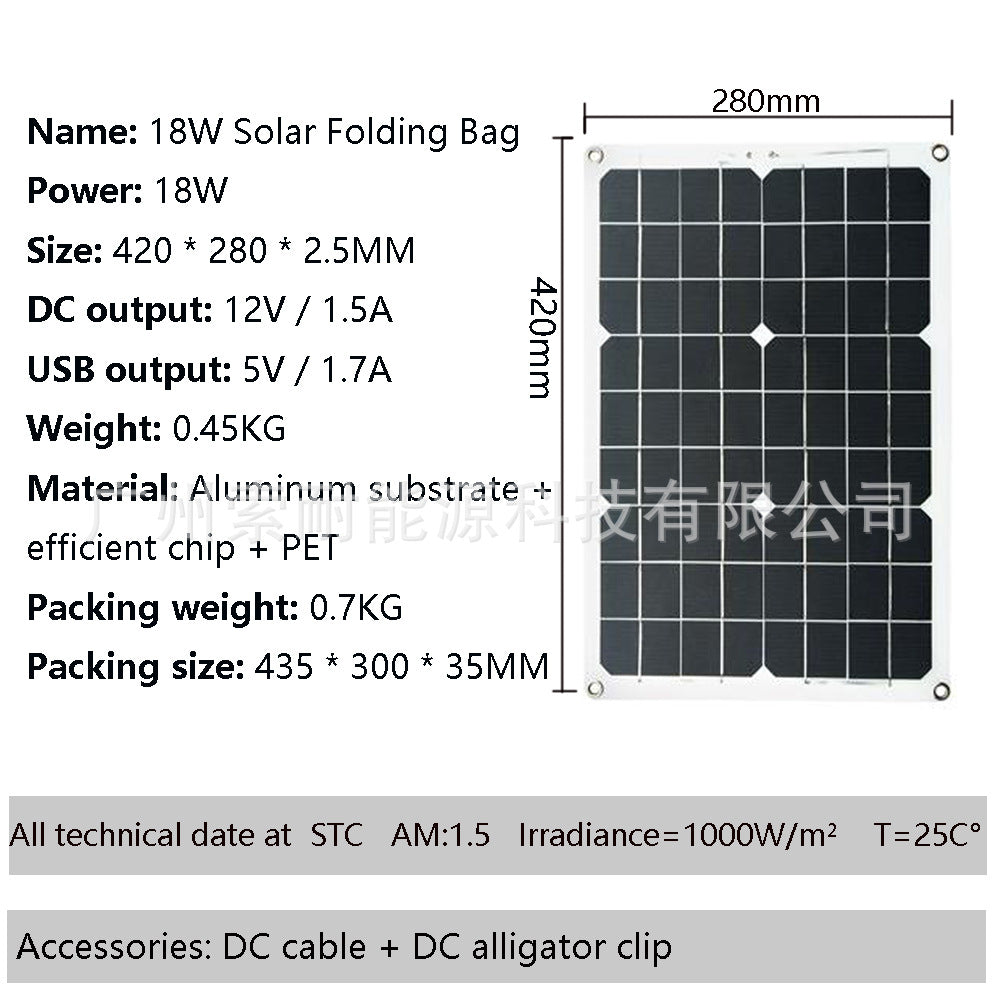 12V Solar Energy Kit System: Inverter 30A Controller 18W Solar Panel Solar System