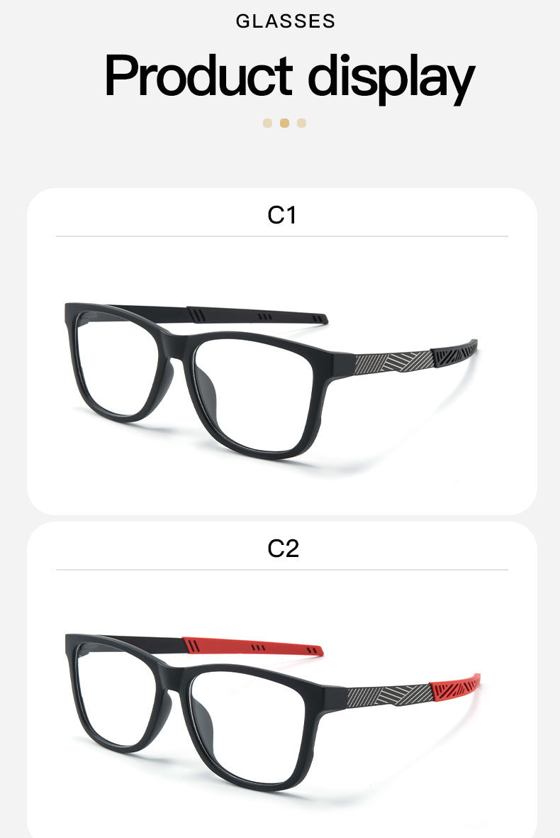 New Sports Glasses Frame TR Metal Frame Glasses Legs Frame Wholesale Export In Stock Cycling Glasses