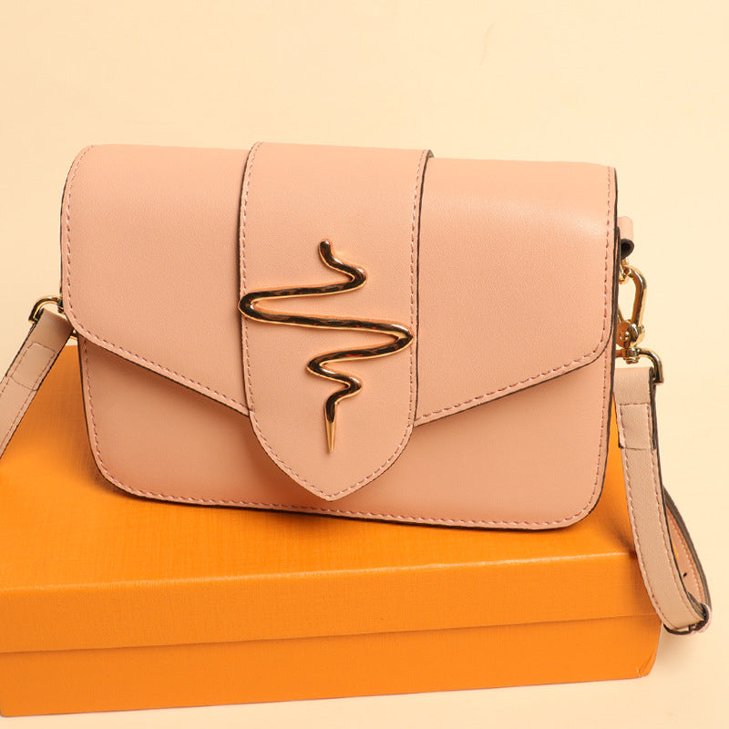 Summer Fashion Simple Versatile Large Capacity Single Shoulder Women's Bag Leather Crossbody Ladies Textured Small Square Bag In Stock Wholesale