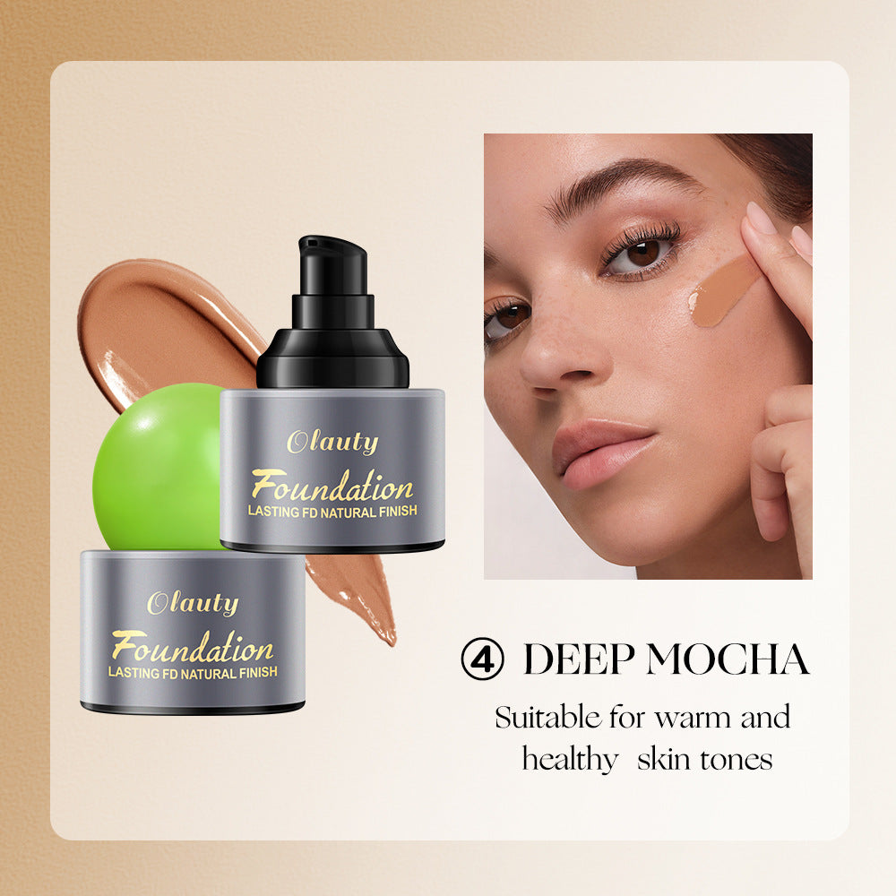 Olauty American Long-lasting Waterproof Foundation for Spot and Acne Coverage30g Packaged version