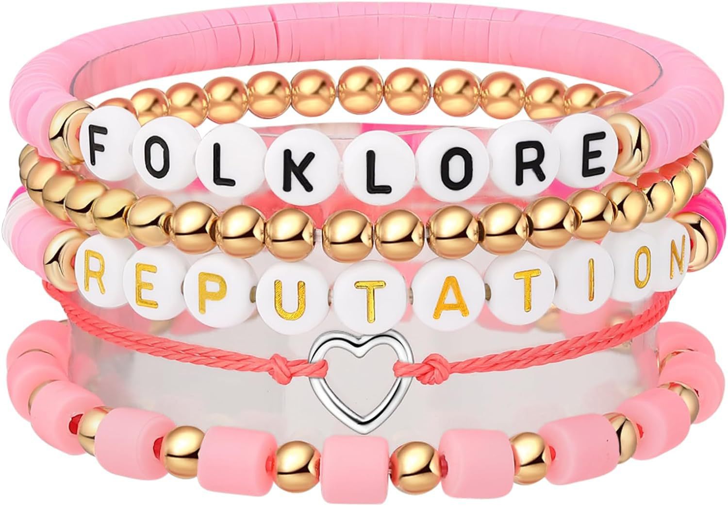 Taylor Music Jewelry Bracelet for Women Versatile High-End Bohemian Accessories SWIFTIE Alphabet Soft Clay Bracelet
