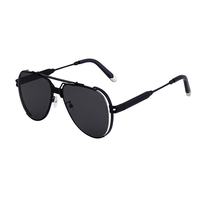 Double Bridge Toad Glasses Men's European and American Fashion Punk Style Sunglasses Outdoor Sports Sun Protection Glasses sunglasses