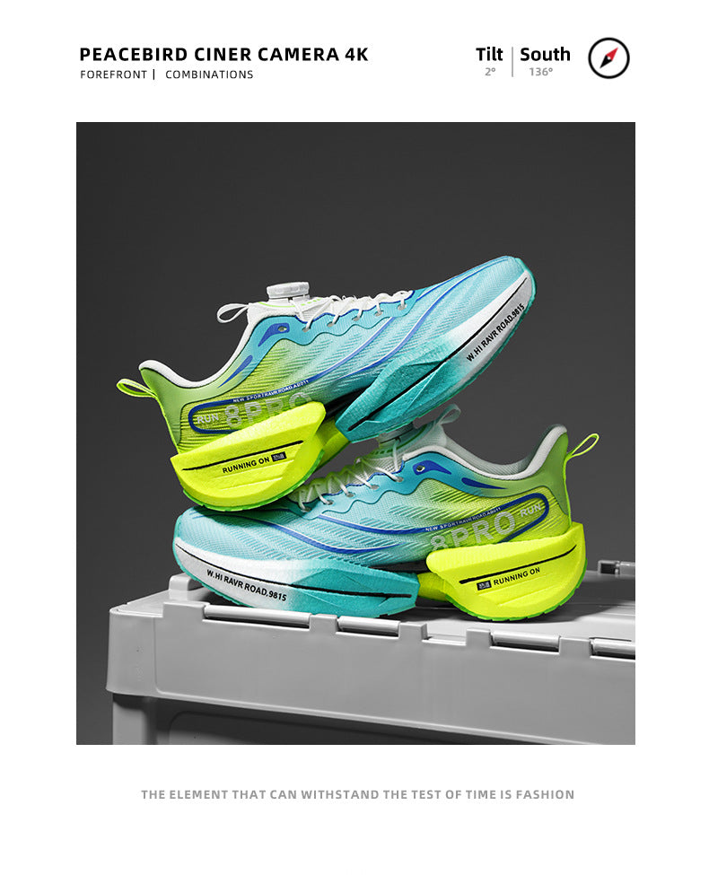 Red Rabbit8pro Hot-selling Parent-Child Breathable Running Shoes Professional Racing Anti-Slip Student Cushioning Rotating Button Sports Shoes