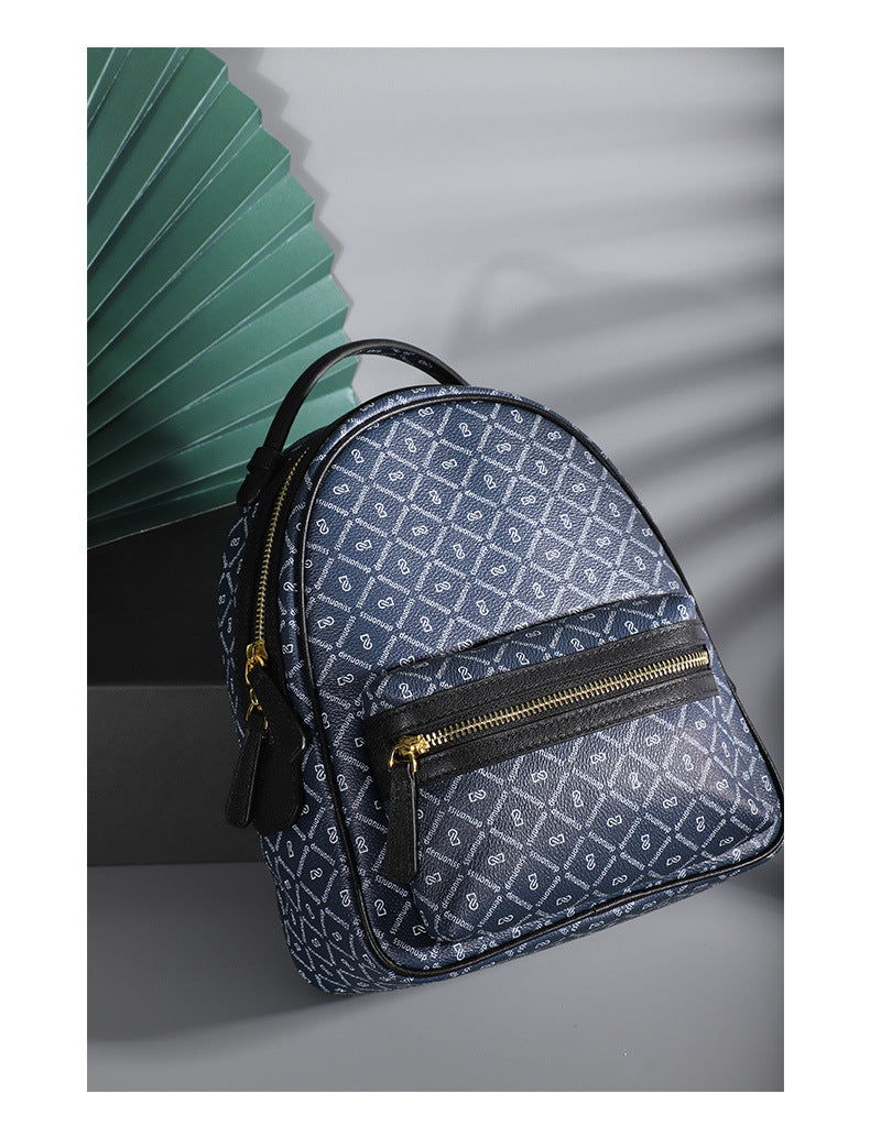 Trendy Fashion Bag for Women New Printed Handbag Retro Personality Stylish Color-Block Simple Shoulder Bag for Women