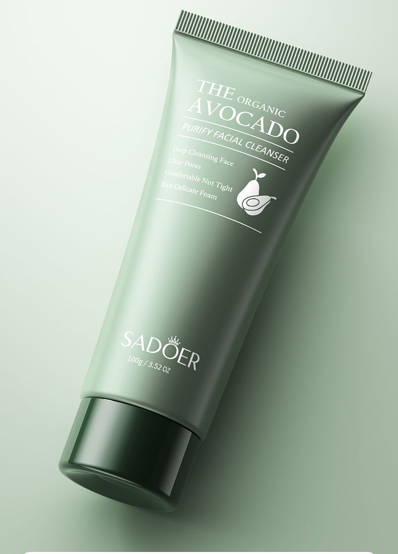 Avocado Skincare Set SADOER Cleansing, moisturizing and moisturizing six-piece set  foreign trade wholesale