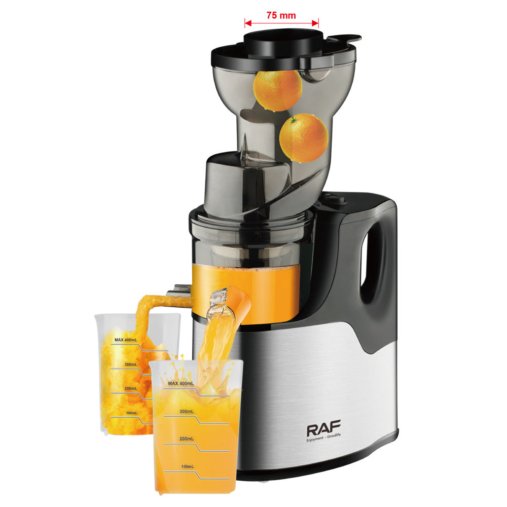 RAF Stainless Steel Juicer Children's Fruit Juice Machine/l Cooking Machine/Juicer Extractor with Juice and Pulp Separation R.2857