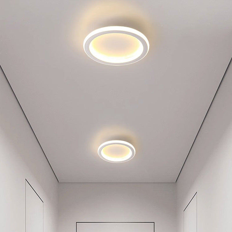 Entryway Hallway Light Modern Minimalist Corridor Balcony Ceiling Light Creative Minimalist Square Round Cloakroom Light