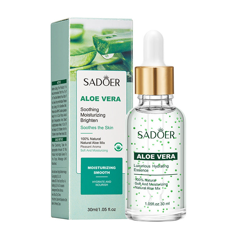 Plant Essence Serum SADOER Aloe Vera Rose Chamomile Hydrating Moisturizing  Foreign Trade Wholesale