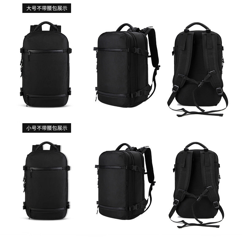 ozuko Men's Backpack Business Travel Computer Bag Outdoor Multifunctional Commuting Backpack Waterproof