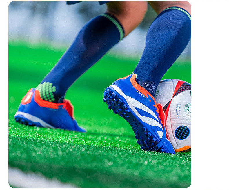 World Cup Football Shoes Men's New Style Grassland Competition AG Spike TF Broken Nails Adult Youth Student Sports Training