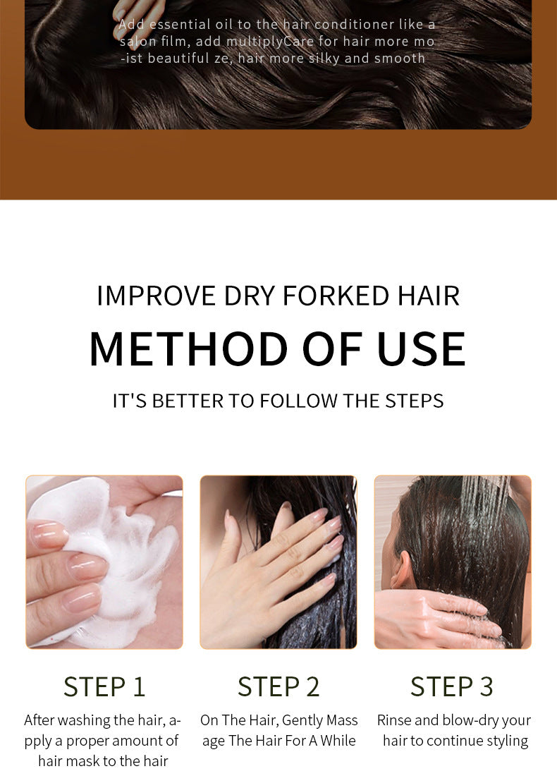 Ginger Hair Mask500g SADOER Moisturizing and Smooth Hair Care  Foreign Trade Live Wholesale