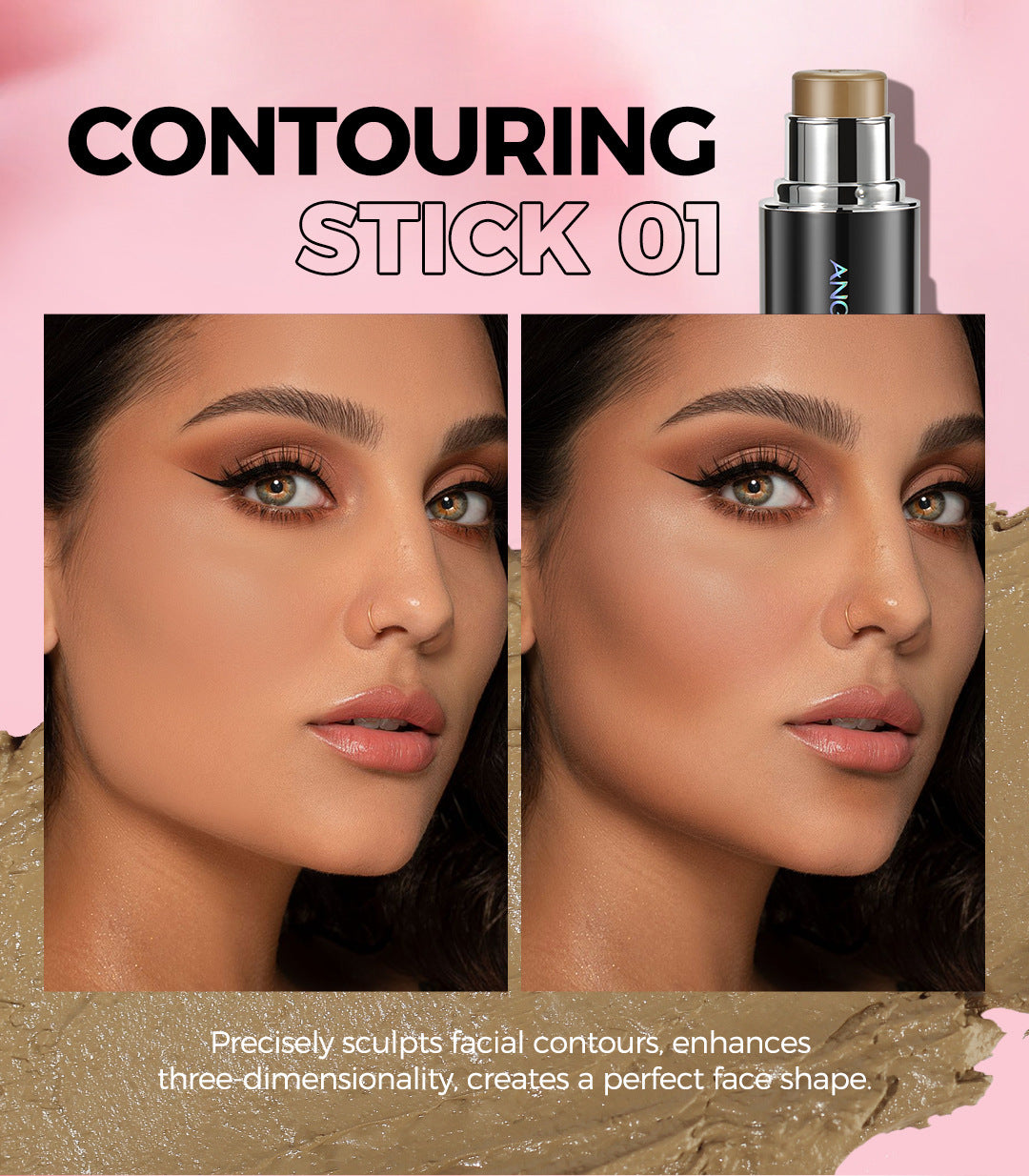 Highlight Contour Stick Concealer Natural Contouring All-in-One Highlight Blush Stick Wholesale