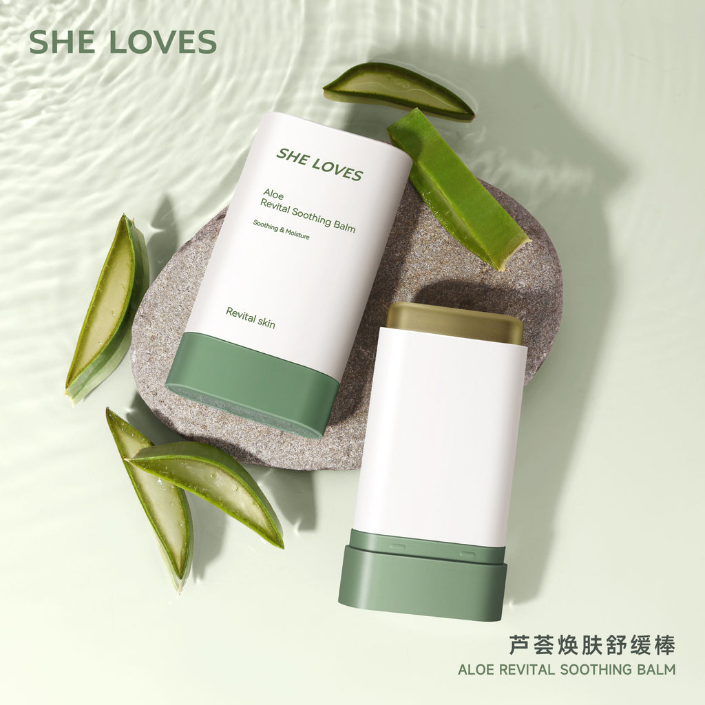 SHELOVES Aloe Vera Rejuvenating Soothing Stick After Sun Redness Sensitive Skin Repair Hydrating Moisturizing Gel Cream