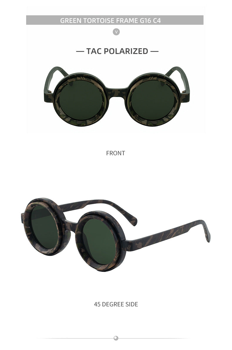 2025New nd Adjustable Sunglasses for Men, Zoom Rotating Glasses, Sun Protection Polarized Glasses, High-End Feel Sunglasses for Women