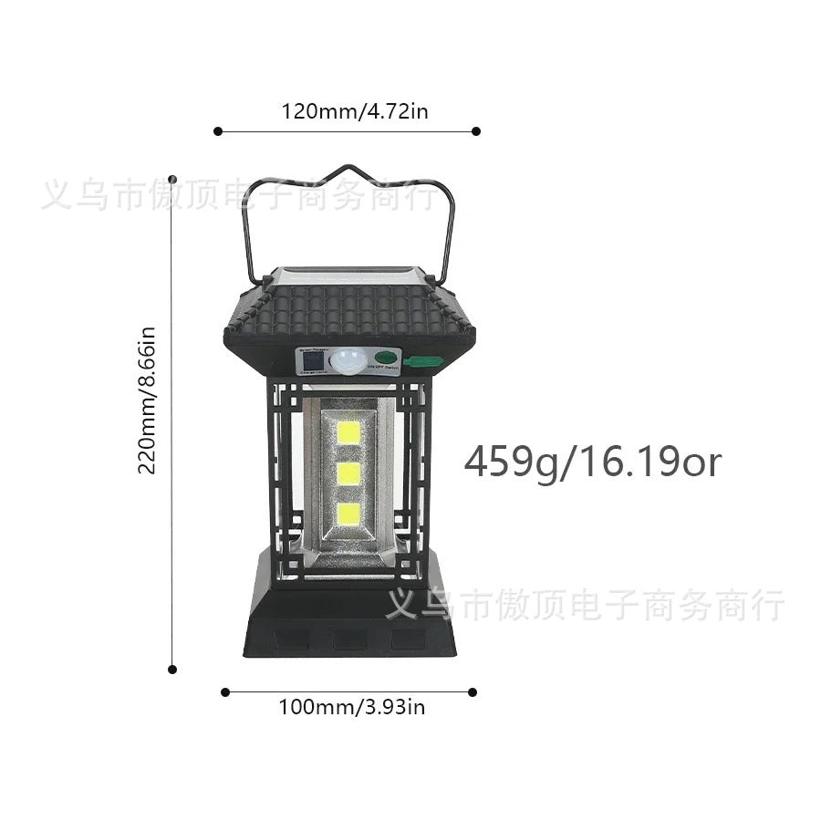New Solar Tungsten Wall Light Human Body Sensor Camping Bulb Light Emergency Light Outdoor Camping Light