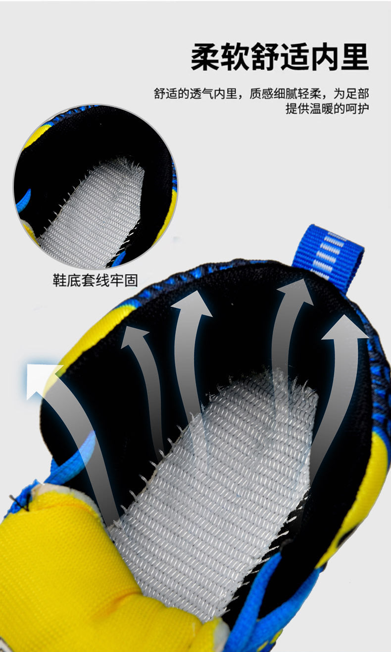 Children's Shoes Breathable Mesh Water-Resistant Sports Shoes for Teenagers Wear-Resistant Shock-Absorbing Non-Slip Professional Training Basketball Shoes