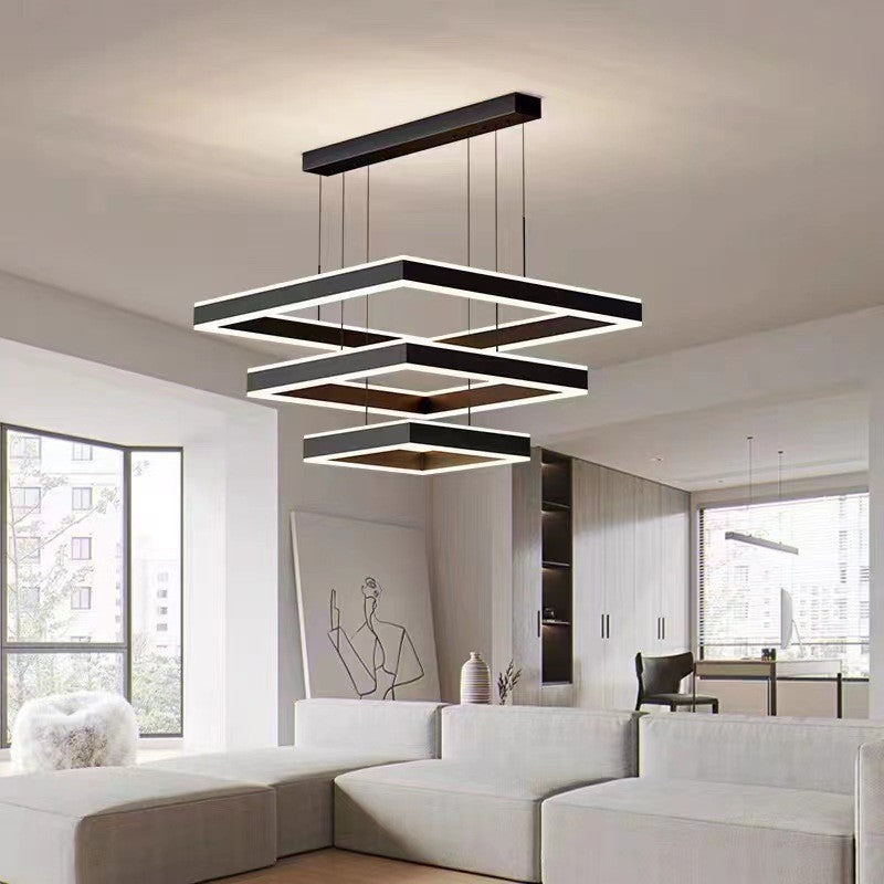 Chandelier for Living Room with High-End Feel, Main Light for Hall, Modern Minimalist Bedroom Light, Dining Room Light, Creative and Unique Design led Bar Counter Lamp