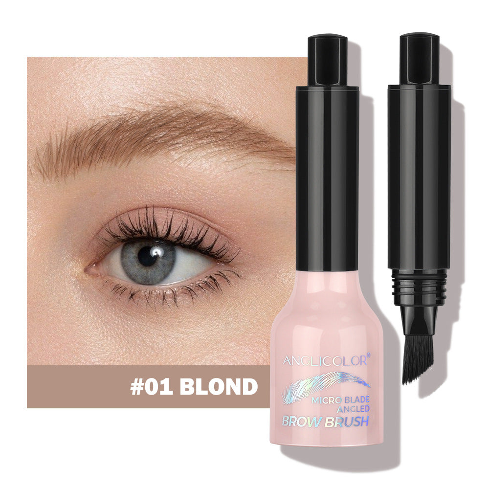 Hot-Selling Eyebrow Dye Cream Large Brush Head Eyebrow Hairline Multi-Use Smudge-Proof Makeup Press Wild Eyebrow Pencil