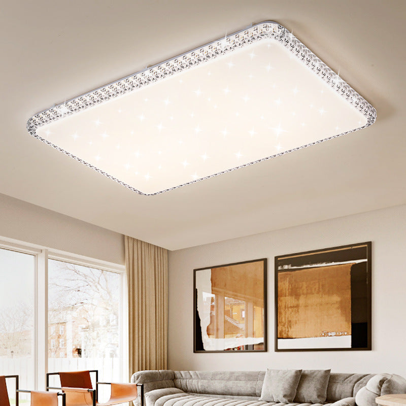 Imitation Crystal New Living Room Lamp LED Ceiling Lamp Master Bedroom Light Fixture Modern Simple Elegant Luxury Hall Main Light