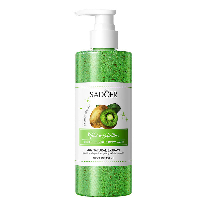 Fruit Body Wash300mlSADOER Kiwi Body Scrub Shower Gel  Wholesale