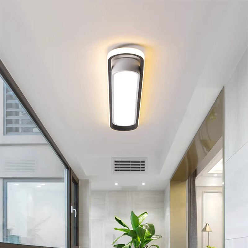 Simple and Modern led Ceiling Light Strip Shape Lamp for Training Room Classroom Gym Car Beauty Lighting Fixture