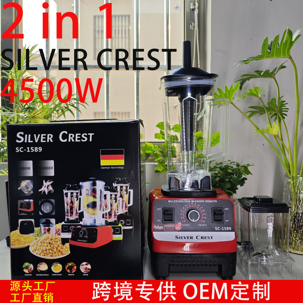 4L8in1blender Stainless Steel High-Power Pure Copper Blender Meat Grinder Ice Crusher Juicer Blender