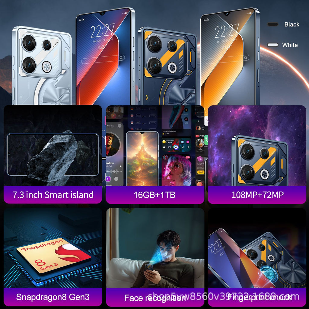 2024New In-Stock Mobile Phones GT10 Pro Smartphone16+1TB Wholesale from the Source Factory for Mobile Phones
