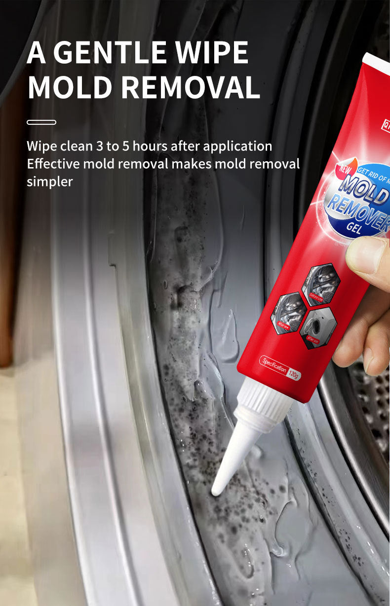 Mildew Removal Gel for Washing Machine Tub, Refrigerator Seal, Sink, Tile Edge Mold Remover Gel