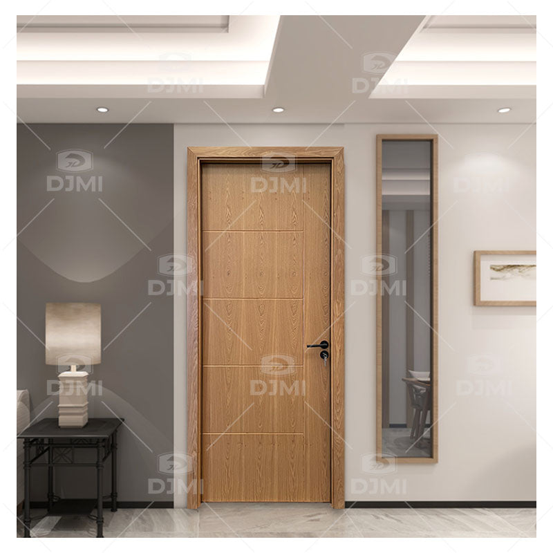Manufacturer Custom High Quality Bedroom Solid Wood Door Design Modern Interior Room Doors Wooden