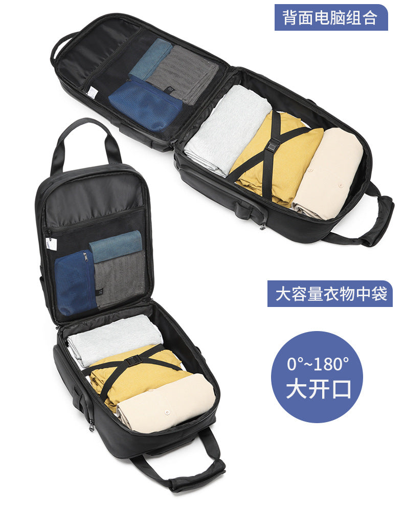 Trolley Travel Bag Business Boarding Bag Large Capacity Waterproof Oxford Cloth Multifunctional Handheld Wheeled Travel Bag