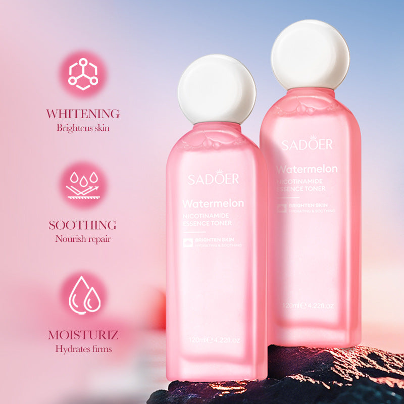 Watermelon Niacinamide Toner SADOER Moisturizing Essence Water Cross-Border Wholesale