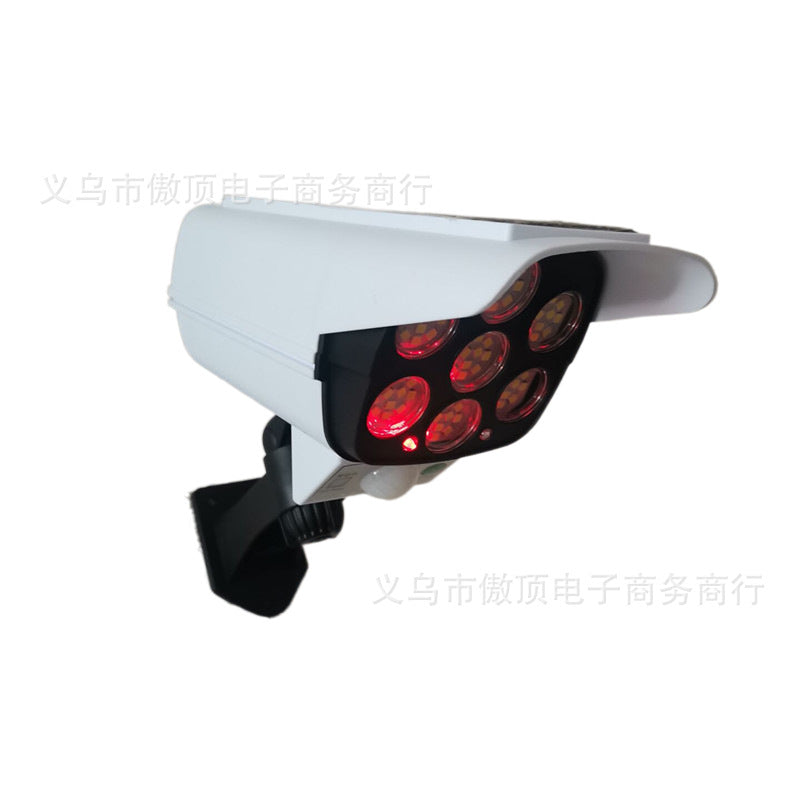 Specialized Ultra-Bright Solar-Powered Human Body Sensor Dummy Surveillance Camera Faux Camera Garden Light Emergency Light Wall Light Street Light