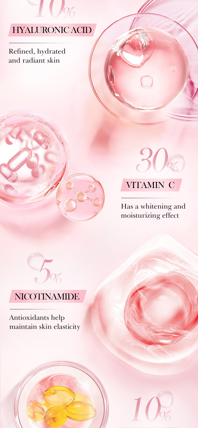 Four-in-One Skincare Series SADOER Moisturizing, nourishing, and rejuvenating face cream essence liquid  wholesale